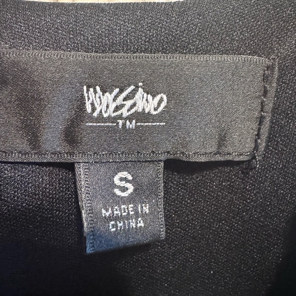 Mossimo Black Beaded Neckline Sleeveless Maxi Dress Lined Round Neck Sz S - Picture 4 of 8